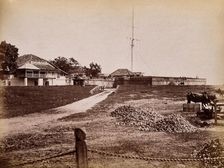 Malaya: Fort Cornwallis on Penang Island, 1881. Creator: John Edmund Taylor