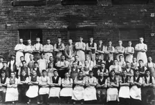 Male workers at Mackintosh’s toffee factory, Halifax, West Yorkshire, 1912