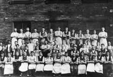 Male workers at Mackintosh’s toffee factory, Halifax, West Yorkshire, 1912