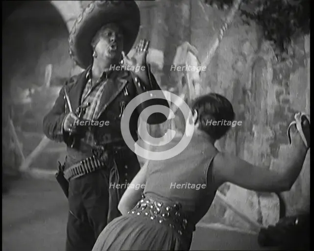 Male Actor Playing a Mexican, 1920s.  Creator: British Pathe Ltd.