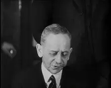 Male American Civilian Giving Expert Analysis in Court During the Lindbergh's Kidnapping...1930. Creator: British Pathe Ltd
