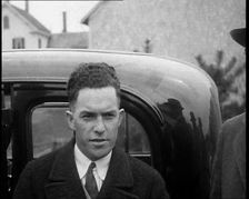 Male American Civilians Being Arrested by the Police, 1930. Creator: British Pathe Ltd