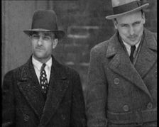 Male American Civilians Dressed in a Gangster Fashion, 1930. Creator: British Pathe Ltd