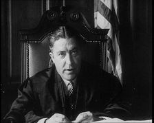Male American Magistrate Speaking During Bruno Richard Hauptman's Bail Hearing in Connection...,1930 Creator: British Pathe Ltd