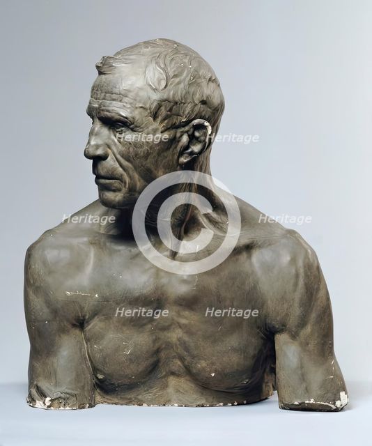 Male bust, 1910/1911. Creator: George Minne.
