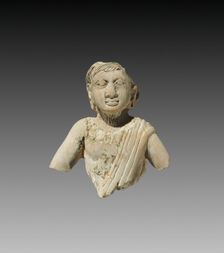 Male Bust, c. 50-320. Creator: Unknown