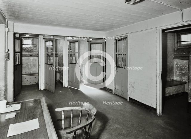 Male cells, Willesden Court House, Saint Mary's Road, Brent, London, 1967. Artist: Unknown.
