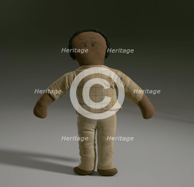 Male doll with tan clothing, ca.1965. Creator: Unknown.