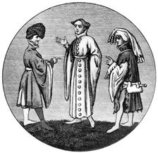 Male dress, late 14th century, (1910)