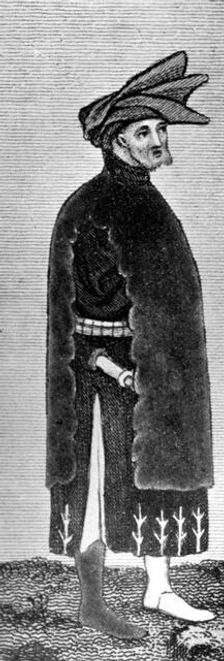 Male dress, late 14th century, (1910)