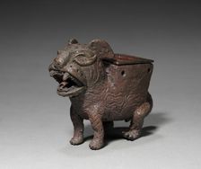 Male Feline-Shaped Container, 50-800. Creator: Unknown