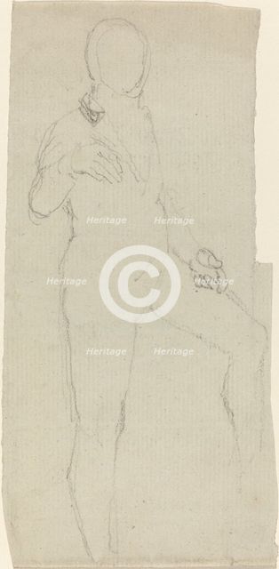Male Figure in Contemporary Dress, in or after 1801. Creator: John Flaxman.