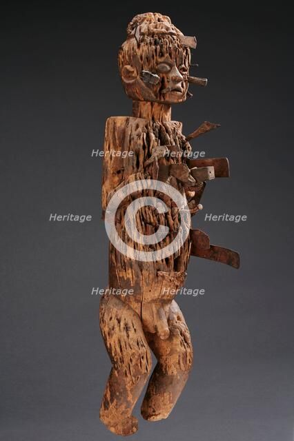 Male figure, mid-19th century - 20th century. Creator: Unknown.