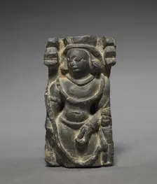 Male Figure, Possibly Indra, 300s-400s. Creator: Unknown
