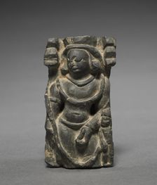 Male Figure, Possibly Indra, 300s-400s. Creator: Unknown