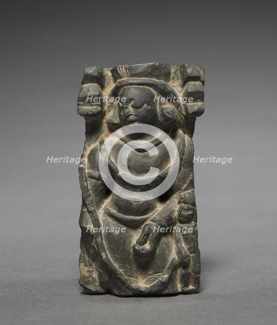 Male Figure, Possibly Indra, 300s-400s. Creator: Unknown.