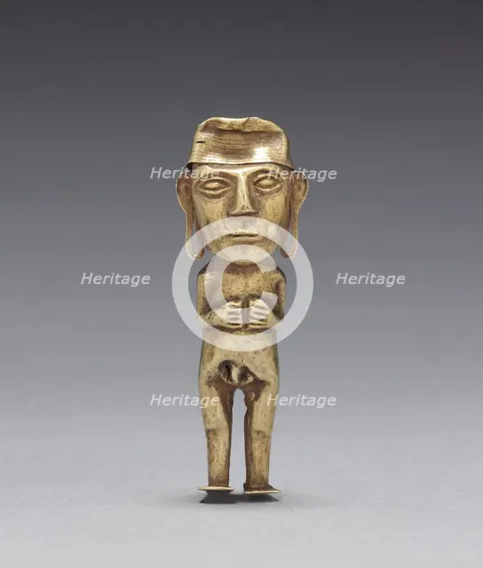 Male Figurine, 1400-1532. Creator: Unknown.