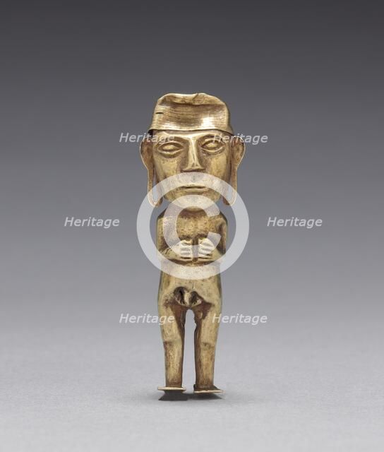 Male Figurine, 1400-1532. Creator: Unknown.