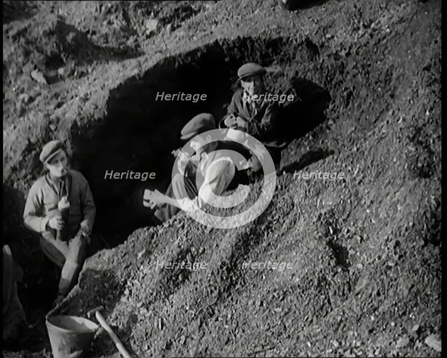 Male Miners Continuing To Strike, 1926. Creator: British Pathe Ltd.