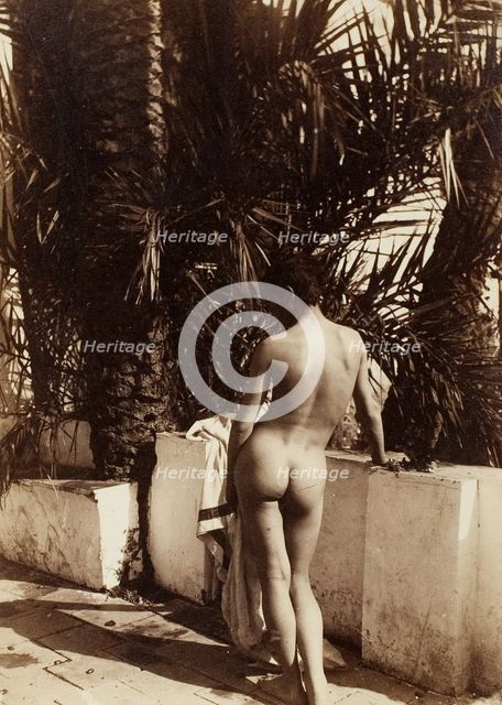 Male Nude, 1890. Creator: Count Wilhelm von Gloeden.