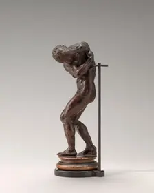 Male Nude Standing in a Fearful Pose, probably 1530s. Creator: Niccolò Tribolo