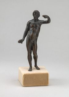 Male Nude with Raised Left Arm, second quarter 16th century. Creator: Unknown