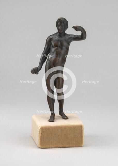 Male Nude with Raised Left Arm, second quarter 16th century. Creator: Unknown.