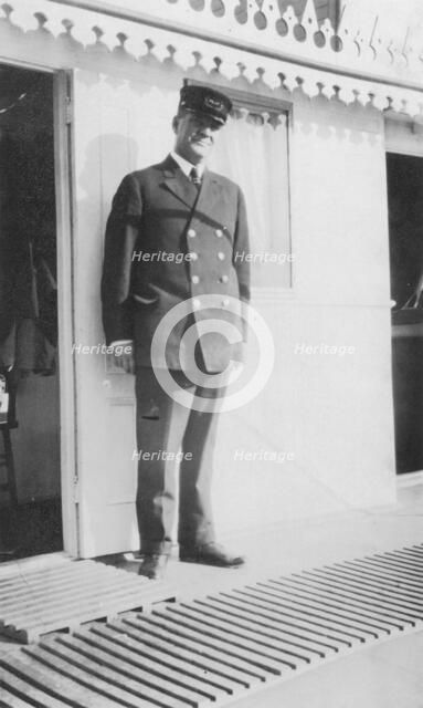 Male pilot in uniform, between c1900 and 1916. Creator: Unknown.