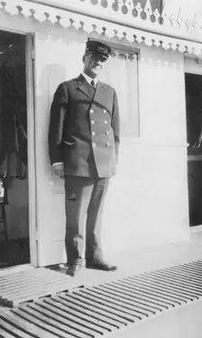Male pilot in uniform, between c1900 and 1916. Creator: Unknown