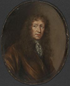 Male portrait, c1680. Creator: David van der Plas