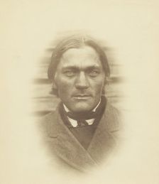 Male portrait depicting Keiky Raty from Eno, Karelia in Finland, 1877. Creator: Unknown
