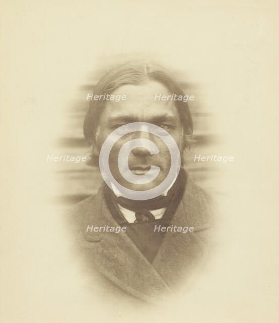 Male portrait depicting Keiky Raty from Eno, Karelia in Finland, 1877. Creator: Unknown.