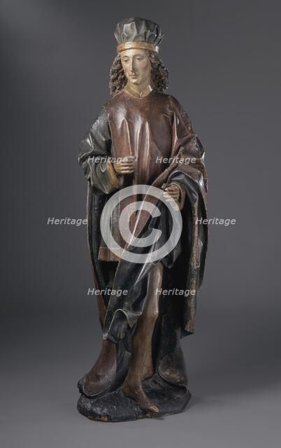 Male Saint (Cosmas or Damian [?]), between c.1480 and c.1500. Creator: Circle of Erasmus Grasser.