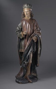 Male Saint (Cosmas or Damian [?]), between c.1480 and c.1500. Creator: Circle of Erasmus Grasser
