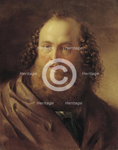 Male study head, 1835. Creator: Karl Joseph Aloys Agricola.