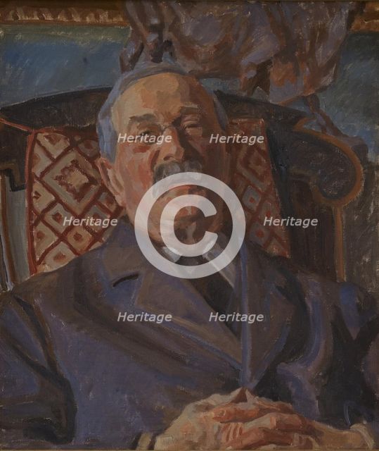 Maleren Theodor Philipsen, 1919. Creator: Peter Hansen.