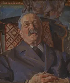Maleren Theodor Philipsen, 1919. Creator: Peter Hansen
