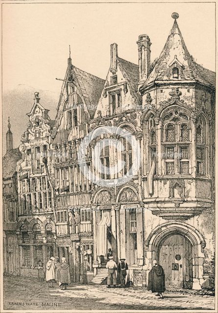 'Malines', c1820 (1915). Artist: Samuel Prout.