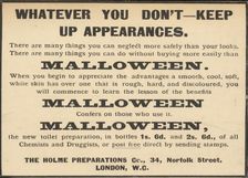 Malloween Home Preparations, 1890s