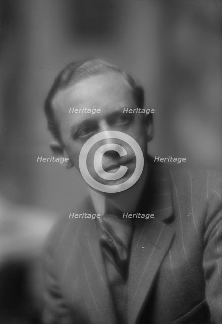 Mallinson, H.R., Mr., portrait photograph, 1913 Apr. 3. Creator: Arnold Genthe.