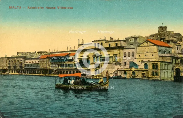 'Malta - Admirality House Vittoriosa', c1918-c1939. Creator: Unknown.