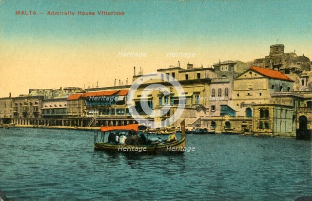 'Malta - Admirality House Vittoriosa', c1918-c1939. Creator: Unknown.