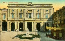 Malta - Public Library c1918-c1939. Creator: Unknown