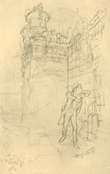 Malvolios Enkel mid-late 19th century, (c1924). Creator: Carl Spitzweg