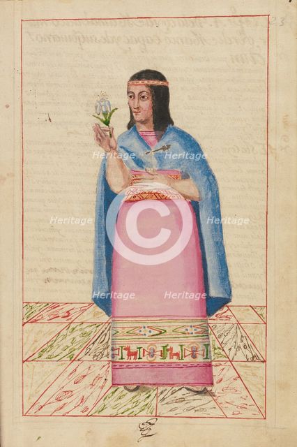 Mama Huaco, completed in 1616. Creator: Unknown.