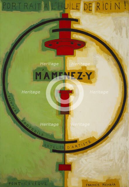 M'Amenez-y, 1919-1920. Creator: Picabia, Francis (1879-1953).