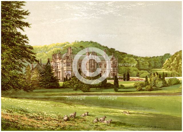 Mamhead, Devon, home of Baronet Newman, c1880. Artist: Unknown