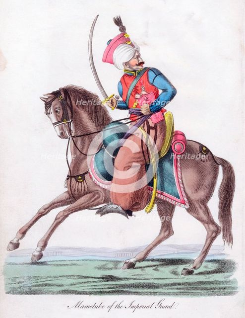 Mamluk (Mameluke) of the Ottoman Imperial Guard, c1820. Artist: Unknown