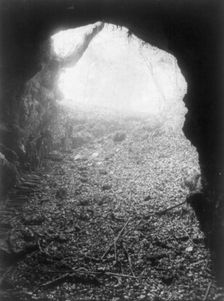 Mammoth Cave, Kentucky --looking backward, c1891. Creator: Frances Benjamin Johnston