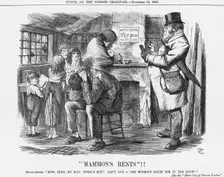 "Mammon's Rents"! 1883. Creator: Joseph Swain